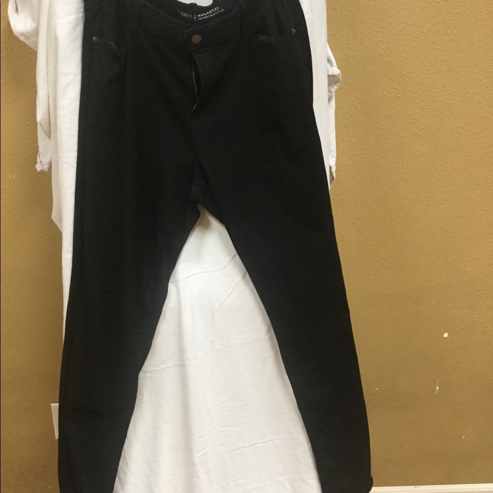 Stretchy black jeans